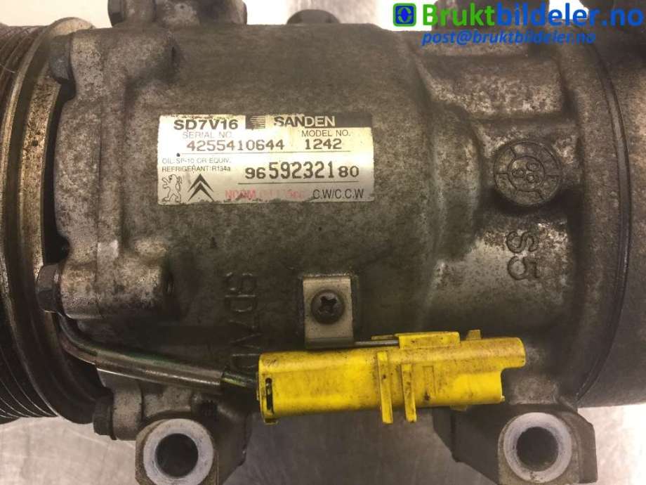Aircondition kompressor til Citroën Berlingo 2002-2008 (Type I, Fase 2)  (CITROEN|9659232180|SD7V16|)