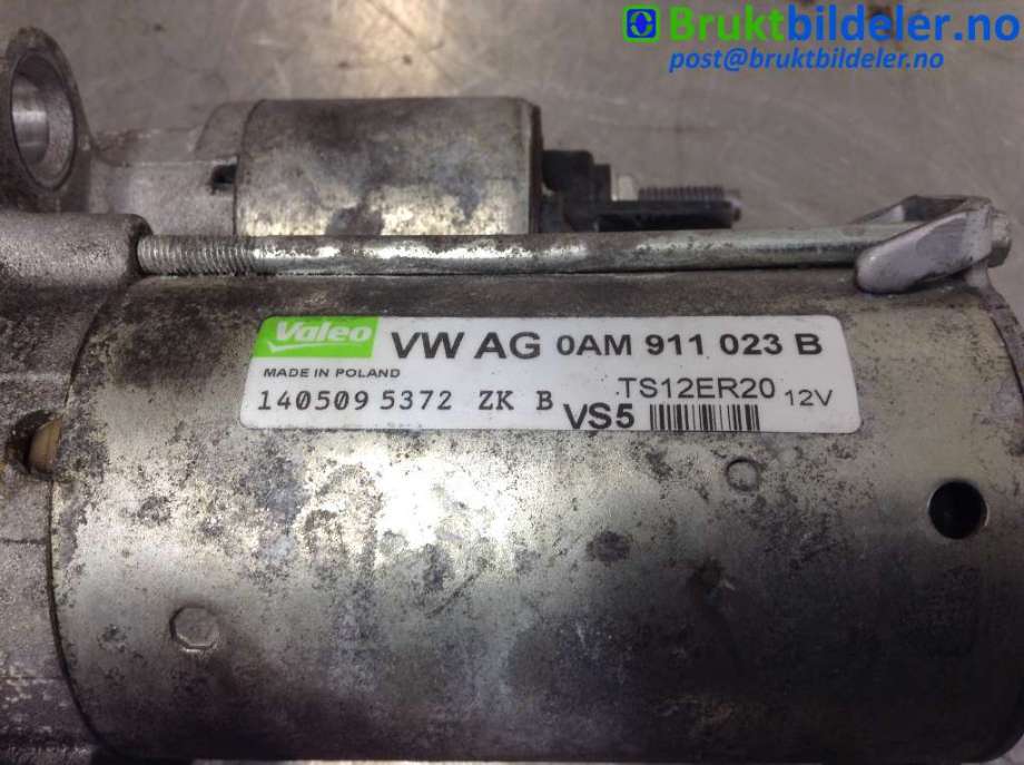 Starter til Škoda Octavia 2009-2013 (Type II, Fase 2)  (SKODA|0AM 911 023 B|1405095372|)