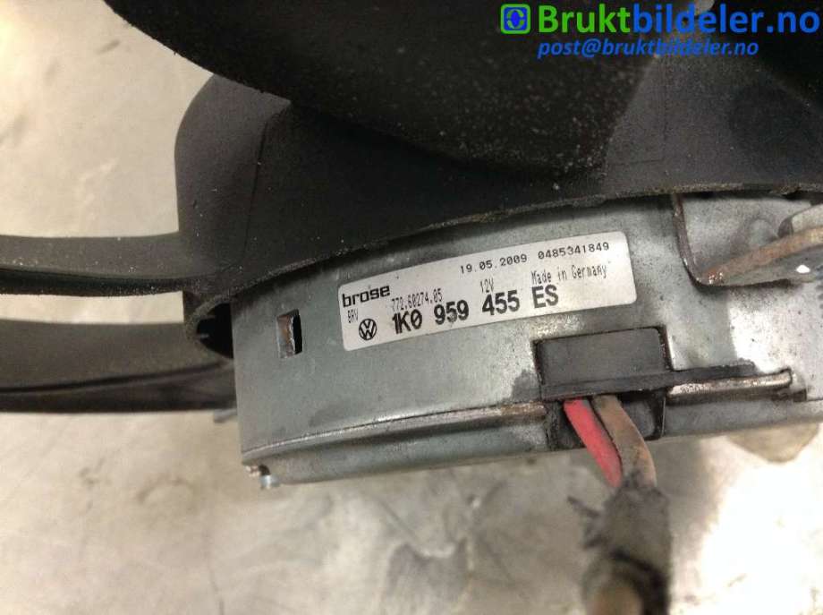 Kjølevifte til Škoda Octavia 2009-2013 (Type II, Fase 2)  (SKODA|1K0 959 455 ES|)