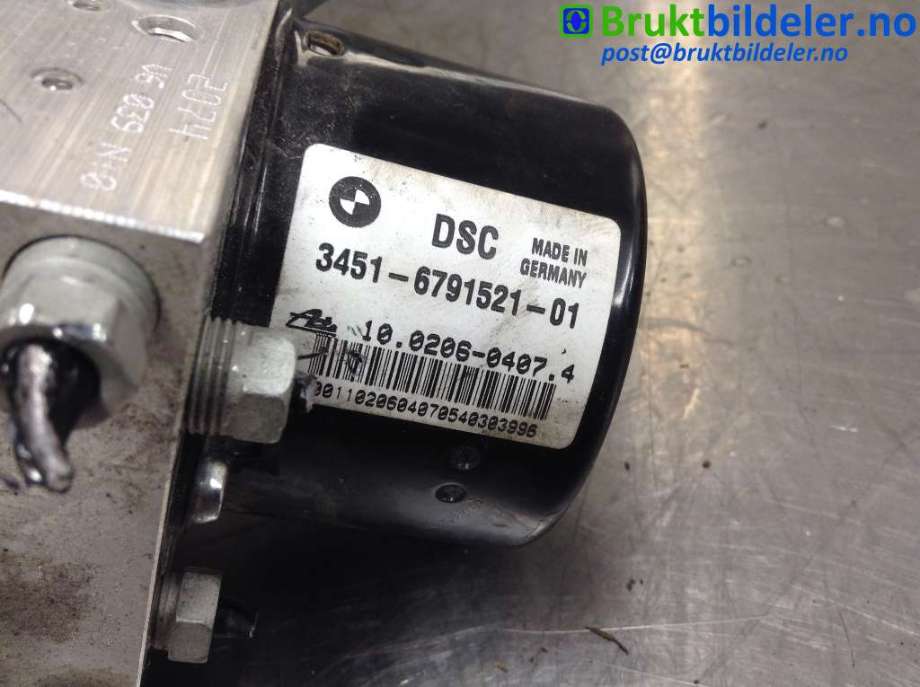 ABS sentral til BMW 3-Serie 2005-2011 (E90/E91/E92/E93) (E90/E91/E92/E93) (BMW|34 51 2 460 468|10.0206-0407.4|10.0960-0844.3)