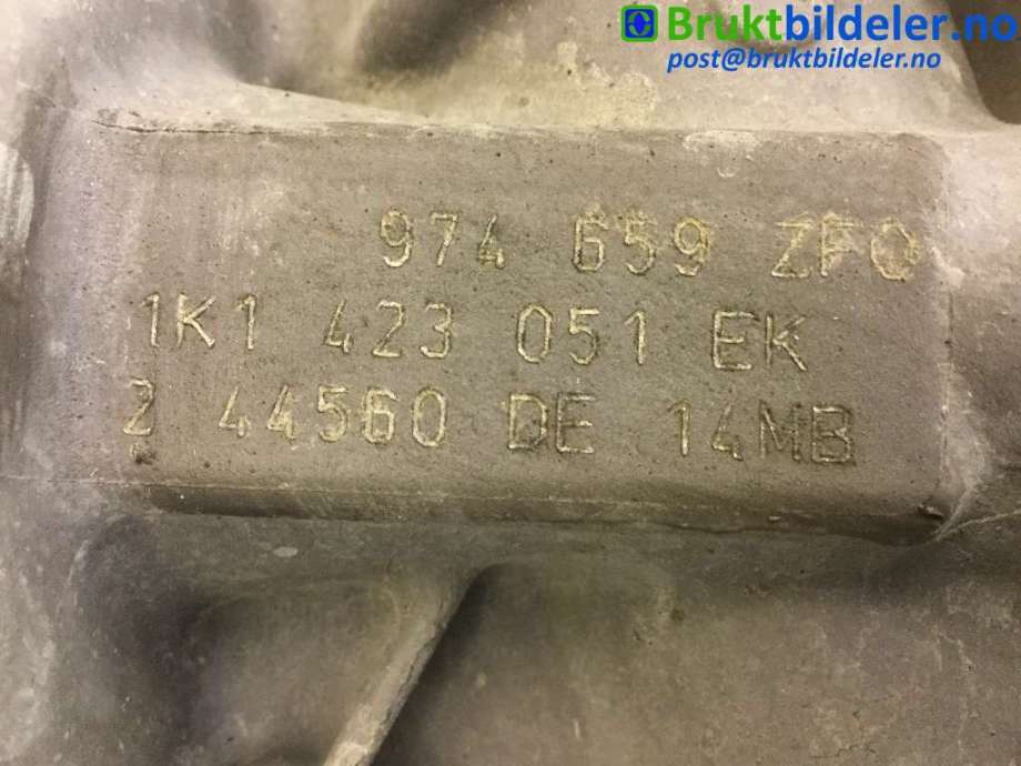 Tannstang elektrisk til VW Golf VI 2008-2012  (VOLKSWAGEN|1K1 423 051 EK||1K0 909 144 M)