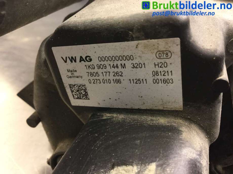 Tannstang elektrisk til VW Golf VI 2008-2012  (VOLKSWAGEN|1K1 423 051 EK||1K0 909 144 M)