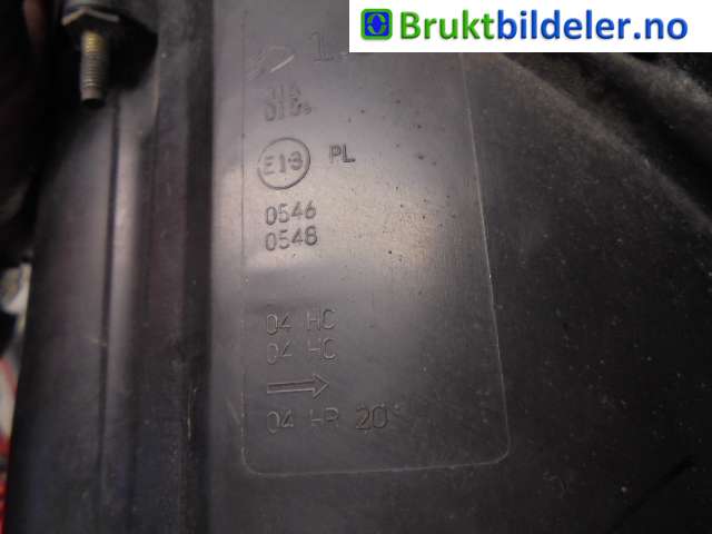 Frontlykt venstre halogen til Mini One/Cooper 2001-2007 (R50-53) (R50-53) (MINI|63 12 6 911 703|)