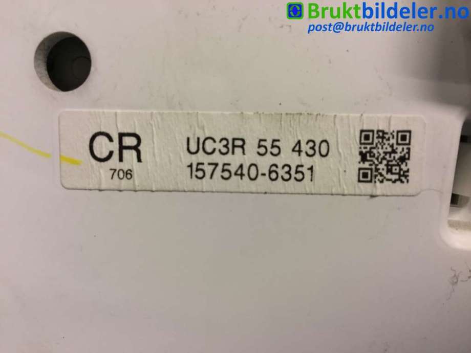 Instrumentpanel til Ford Ranger (Europa) 2007-2011  (FORD (US)||157540-6351|UC3R 55 430)