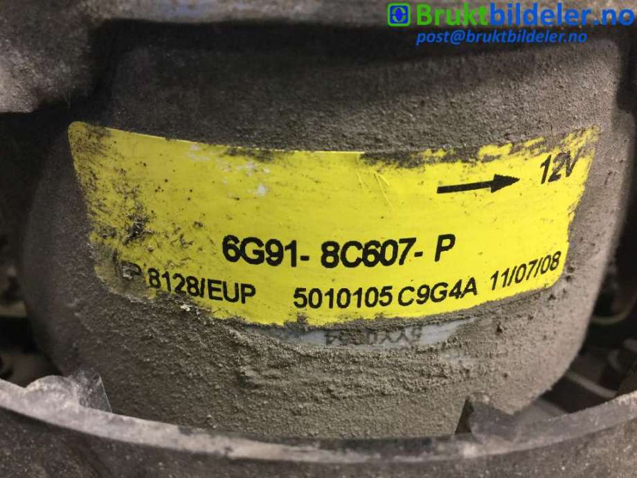 Kjølevifte til Ford Galaxy 2007-2010 (Type III, Fase 1)  (FORD|6G91-8C607-P|)