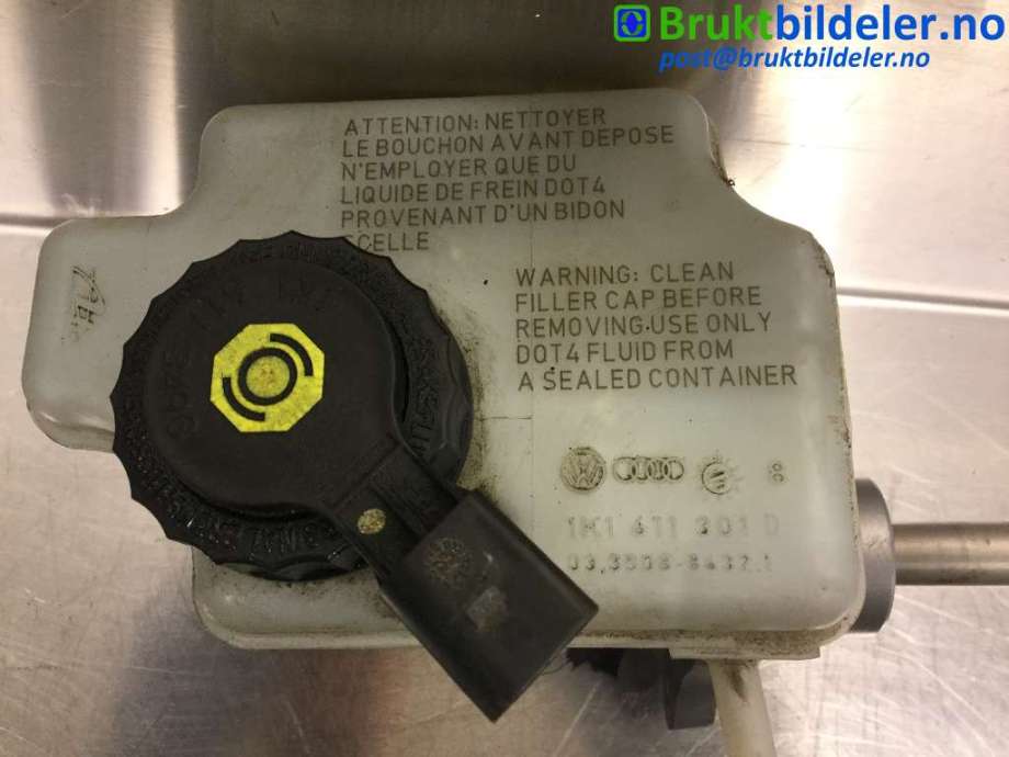 Bremsepumpe hoved til Audi A3 2009-2012 (Type II, Fase 2)  (AUDI||1K1 611 301 D)
