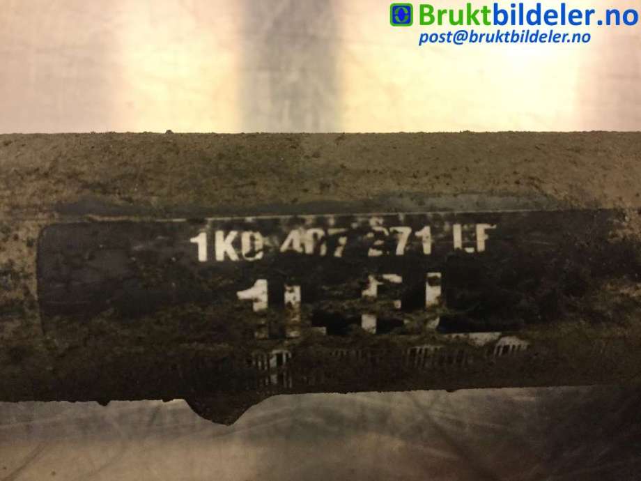 Drivaksel venstre foran til Audi A3 2009-2012 (Type II, Fase 2)  (AUDI|1K0 407 271 LF|)