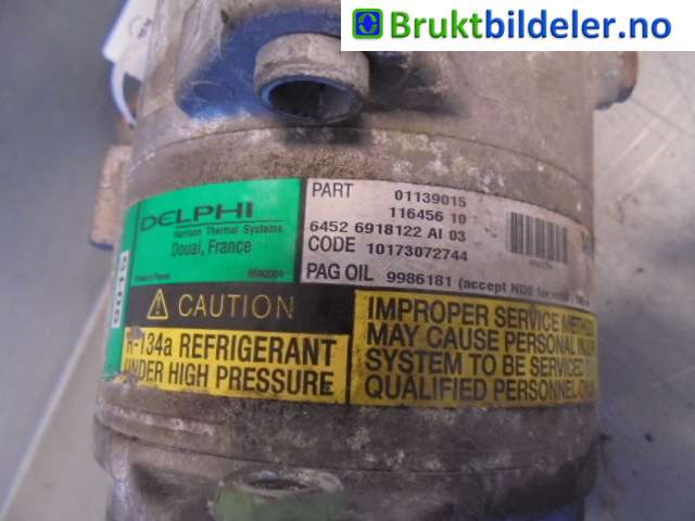 Aircondition kompressor til Mini One/Cooper 2001-2007 (R50-53) (R50-53) (MINI|01139015|)