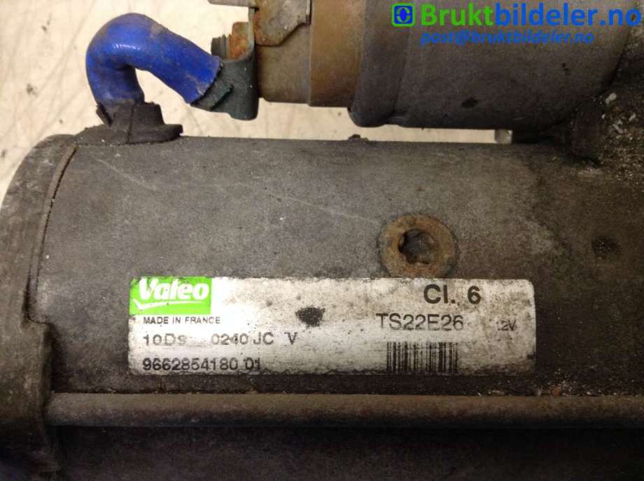 Starter diesel til Citroën Berlingo 2008-2015 (Type II, Fase 1)  (CITROEN|966 285 4180 01|)