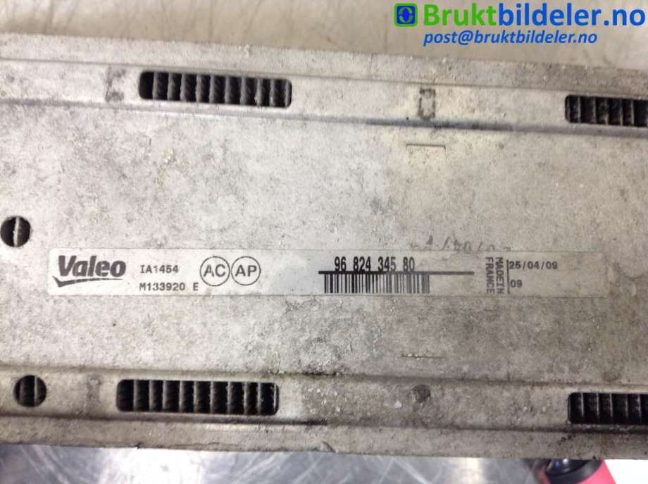 Intercooler til Citroën Berlingo 2008-2015 (Type II, Fase 1)  (CITROEN|96 824 345 80|)