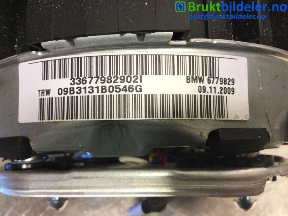 Airbag rattpute til BMW X1 2009-2015 (E84) (E84) (BMW|6 779 829|09B3131B0546G|)