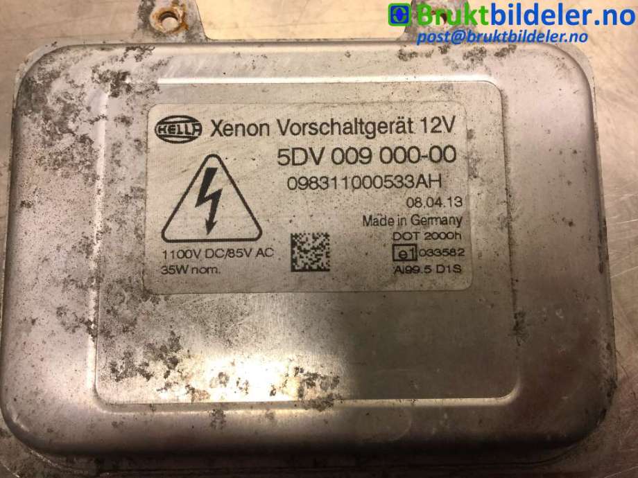 Styreenhet xenon/ballast til Ford Galaxy 2010-2015 (Type III, Fase 2)  (FORD||5DV 009 000-00)