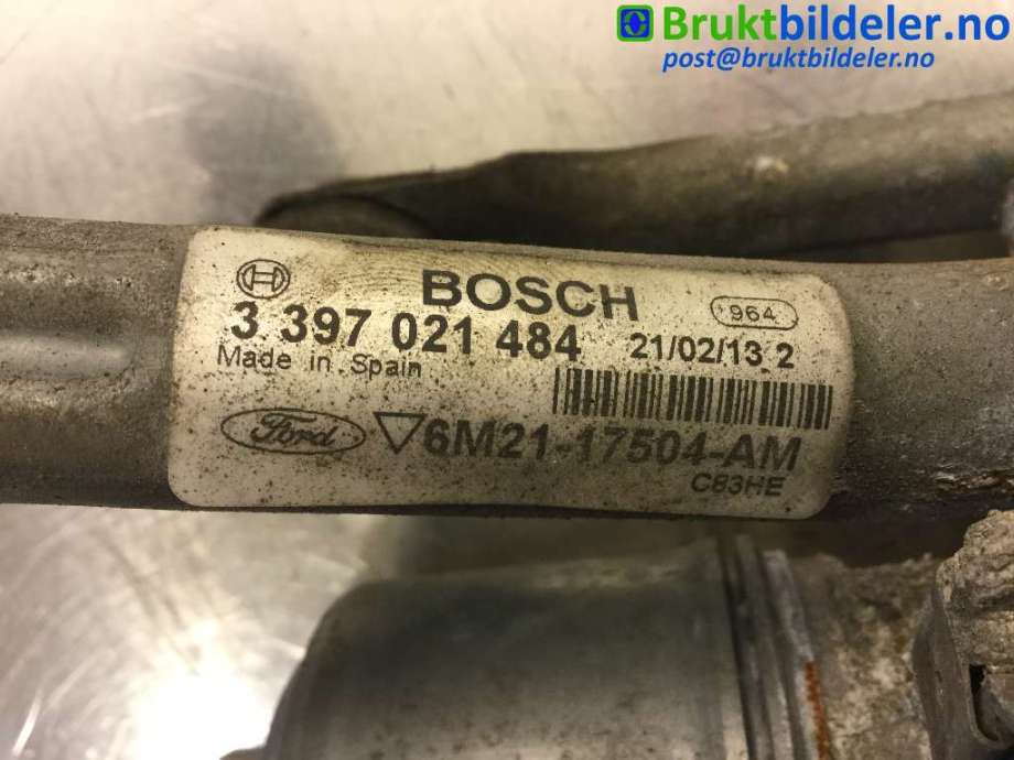 Viskermotor frontrute til Ford Galaxy 2010-2015 (Type III, Fase 2)  (FORD|1137328698|1 397 220 675|6M21-17504-AM)