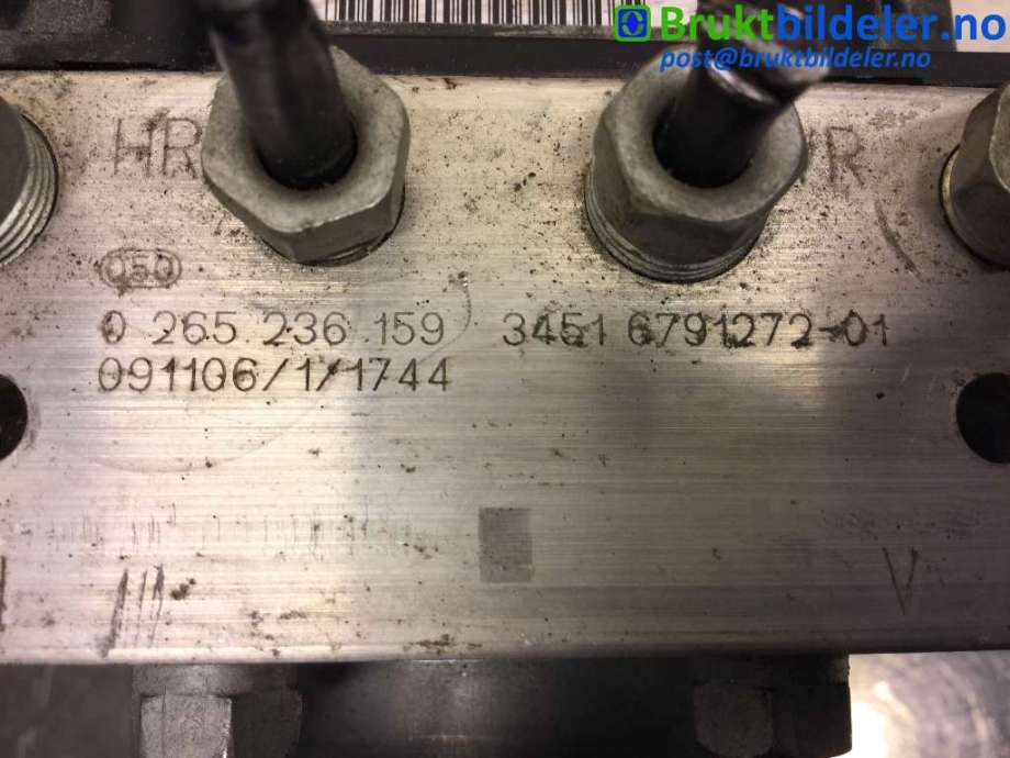 ABS sentral til BMW X1 2009-2015 (E84) (E84) (BMW|3451 6 795 188-01|0 265 236 159|3451 6 791 272-01)