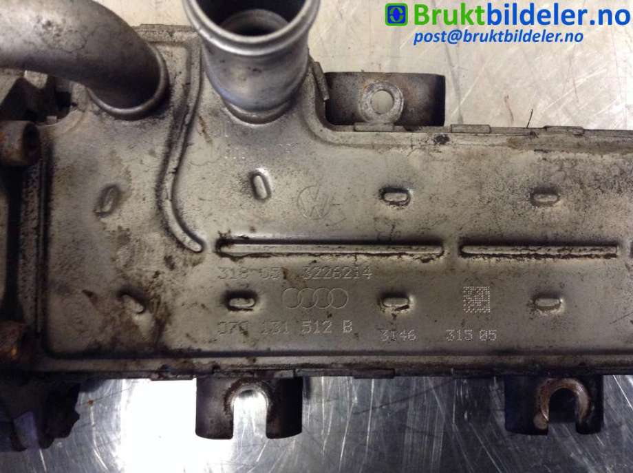EGR-kjøler til VW Touareg 2003-2007 (Type I, Fase 1)  (VOLKSWAGEN|070 131 512 B|)