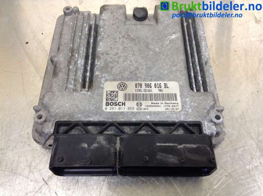 Styreenhet motor til VW Touareg 2003-2007 (Type I, Fase 1)  (VOLKSWAGEN|070 906 016 BL||0 281 011 859)