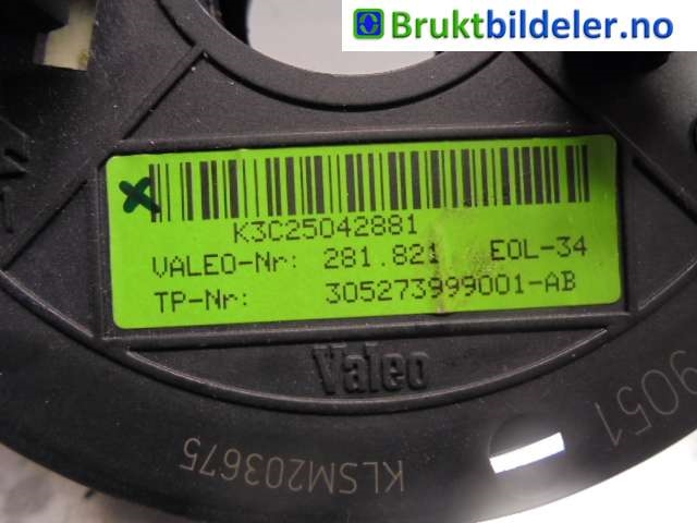 Airbag slepering til Mercedes A-Klasse 2005-2012 (W169) (W169) (MERCEDES|A1695402345|)