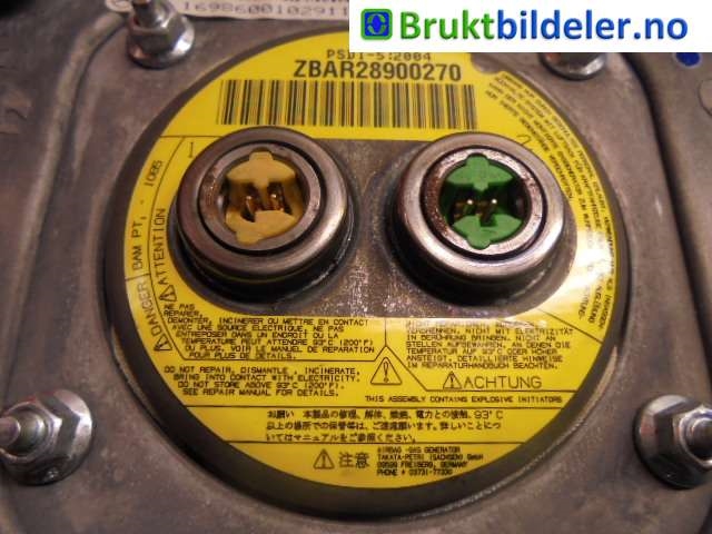 Airbag rattpute til Mercedes A-Klasse 2005-2012 (W169) (W169) (MERCEDES|ET4042950006|EBAR28900270|)