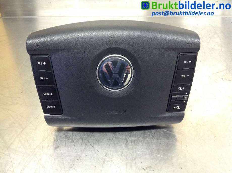 Airbag rattpute til VW Touareg, 2003-2007 (Type I, Fase 1)  (VOLKSWAGEN|7L6 880 201 DA)