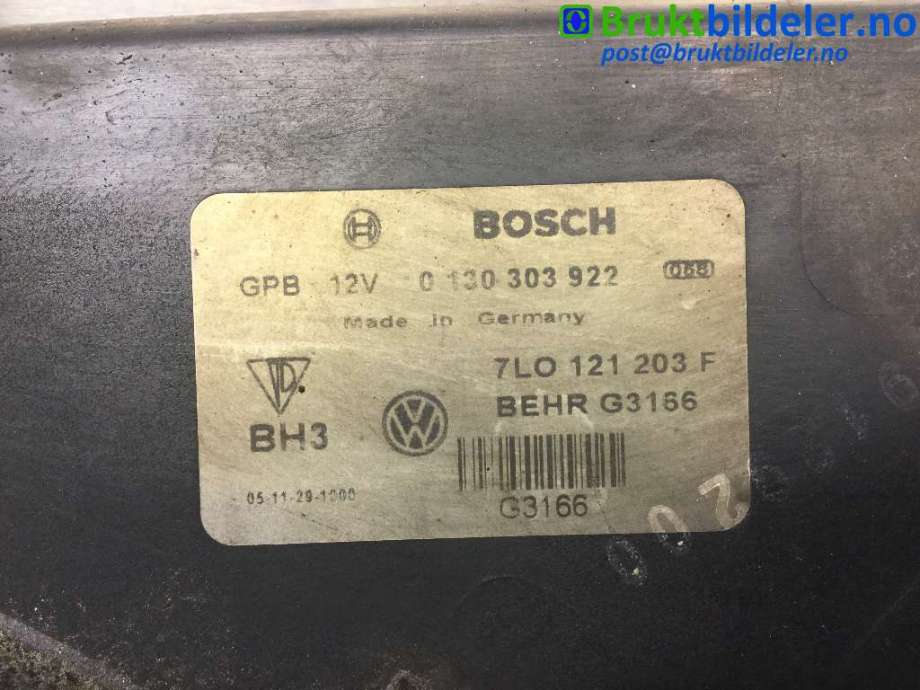 Aircondition radiator til VW Touareg 2003-2007 (Type I, Fase 1)  (VOLKSWAGEN|7L0 121 203 F|0 130 303 922|)