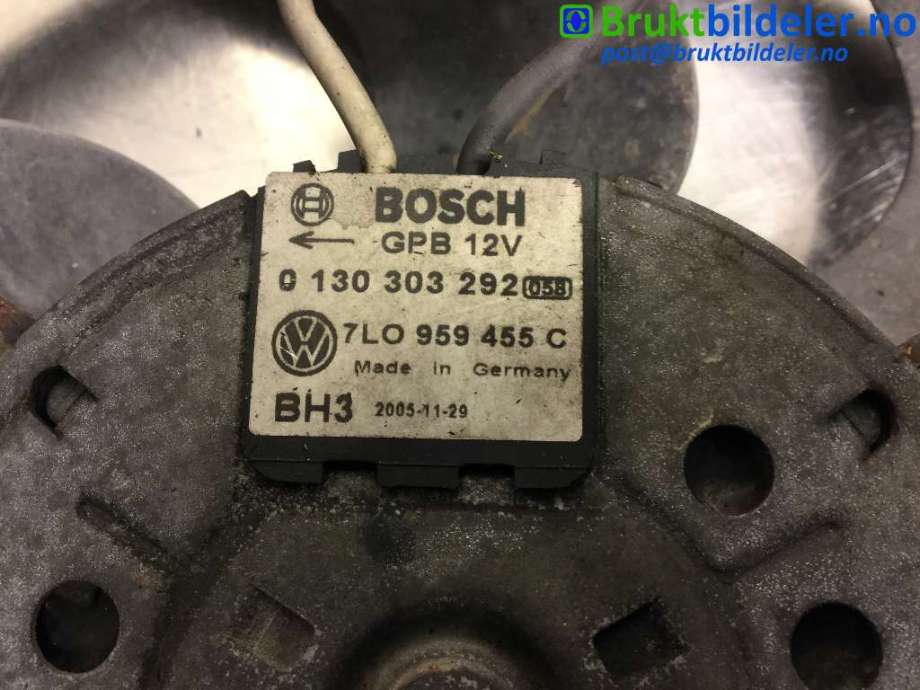 Kjølevifte til VW Touareg 2003-2007 (Type I, Fase 1)  (VOLKSWAGEN|7L0 959 455 C|0 130 303 292|1 137 328 172)