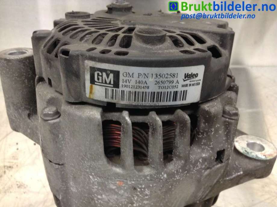 Dynamo til Opel Insignia A 2009-2014  (OPEL|13502581||TG12C052)