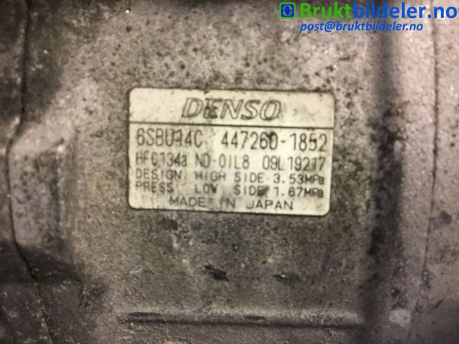 Aircondition kompressor til BMW X1 2009-2015 (E84) (E84) (BMW||447260-1852)