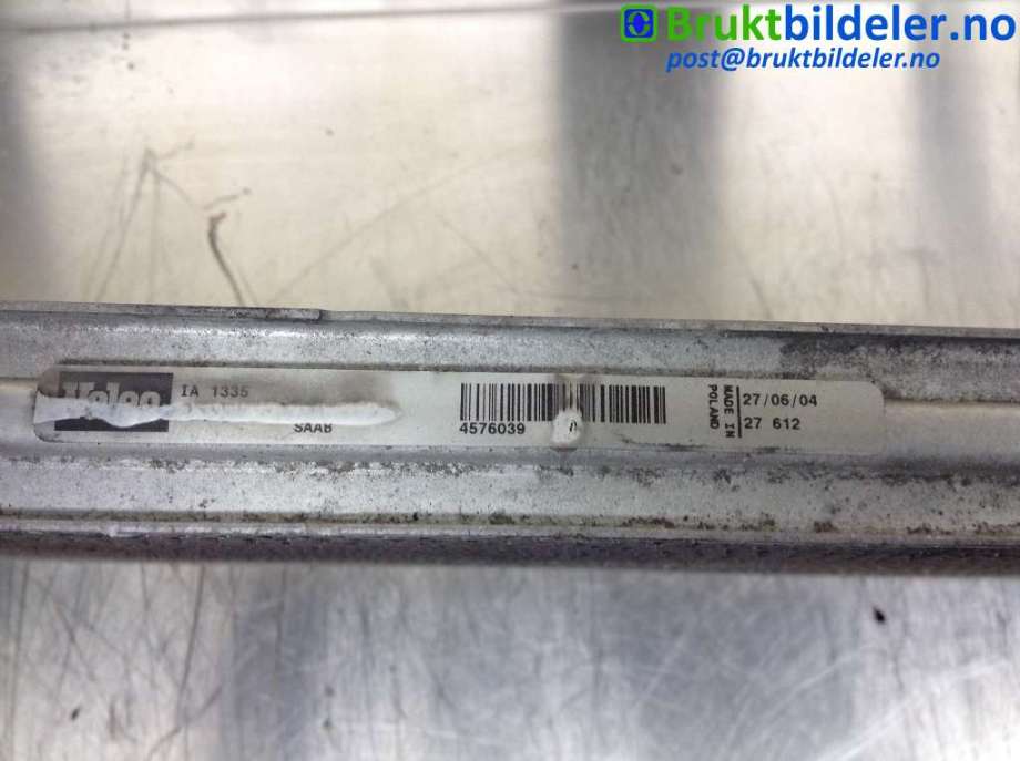 Intercooler til Saab 9-5 2001-2005 (Type I, Fase 2) (SAAB|4576039|)