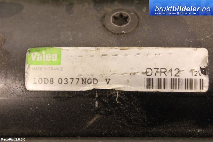 Starter diesel til Peugeot Partner 1996-2002 (Type I, Fase 1)  (PEUGEOT||D7R27)