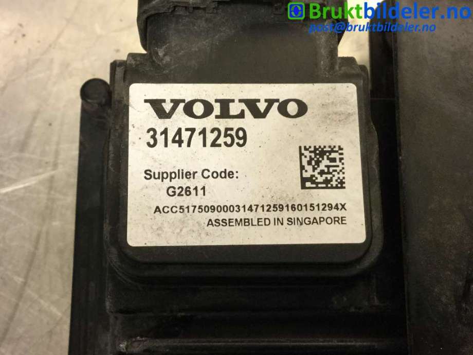 Sensor radar til Volvo V70 2014-2016 (Type III, Fase 2)  (VOLVO|31471259|)