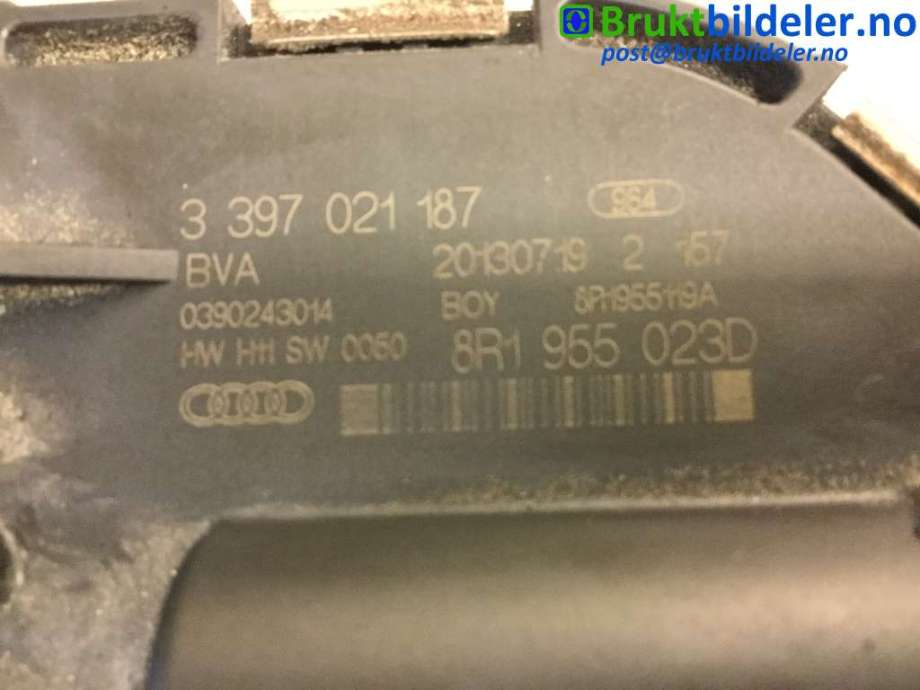 Viskermotor frontrute til Audi Q5 2012-2017 (Type I, Fase 2)  (AUDI|8R1 955 023 D|1 397 220 680|3 397 021 187)