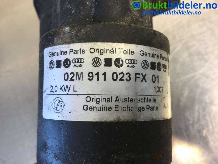 Starter diesel til VW Sharan 2000-2010 (Type I, Fase 2) (VOLKSWAGEN|02M 911 023 FX|)