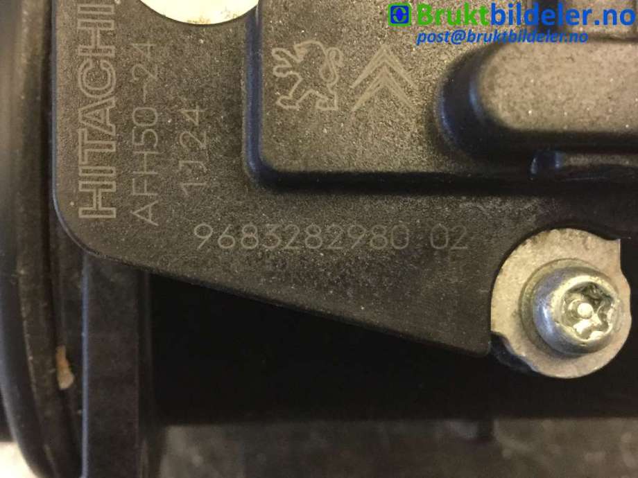 Luftmengde/luftmassemåler til Citroën Berlingo 2008-2015 (Type II, Fase 1)  (CITROEN|96 830 829 80|)