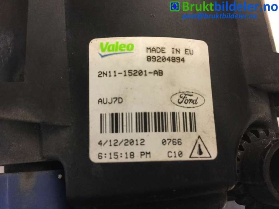 Tåkelykt venstre foran til Ford Focus 2011-2014 (Type III, Fase 1)  (FORD|2N11-15201-AB|89204894|)