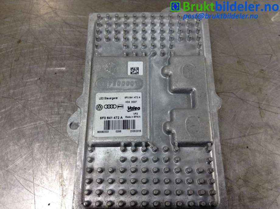 Styreenhet xenon/ballast til VW e-Golf 2014-2017 (Fase 1)  (VOLKSWAGEN|5F0 941 472 A|90050333|)