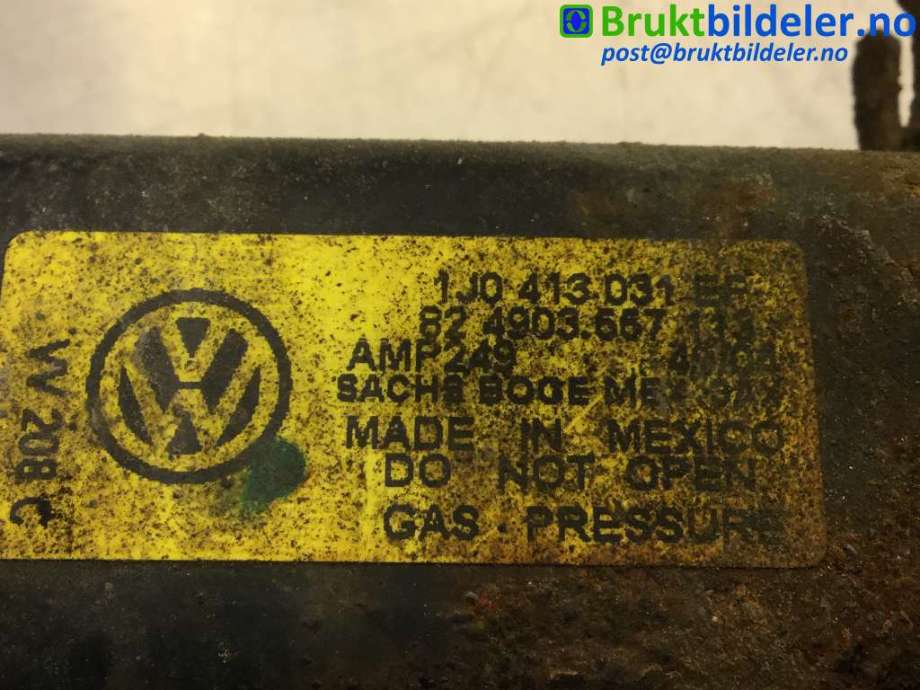 Fjærbein venstre foran til VW Beetle 1998-2010 (Type I)  (VOLKSWAGEN|1J0 413 031 EF|)