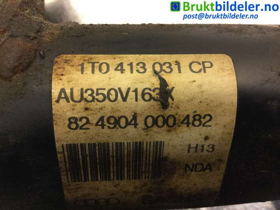 Fjærbein høyre foran til Audi A3 2003-2008 (Type II, Fase 1)  (AUDI|1T0 413 031 CP|)