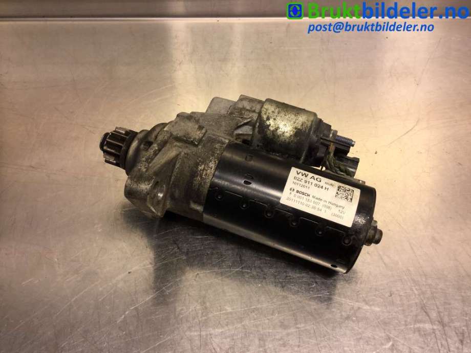 Starter diesel til VW Touran 2010-2015 (Type I, Fase 3)  (VOLKSWAGEN|02Z 911 024 H|0 001 153 007|)