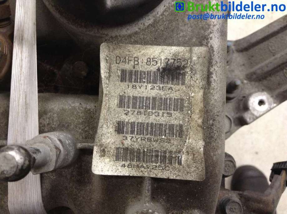Motor diesel til Hyundai i30 2007-2012 (Type I)  (HYUNDAI||D4FB)