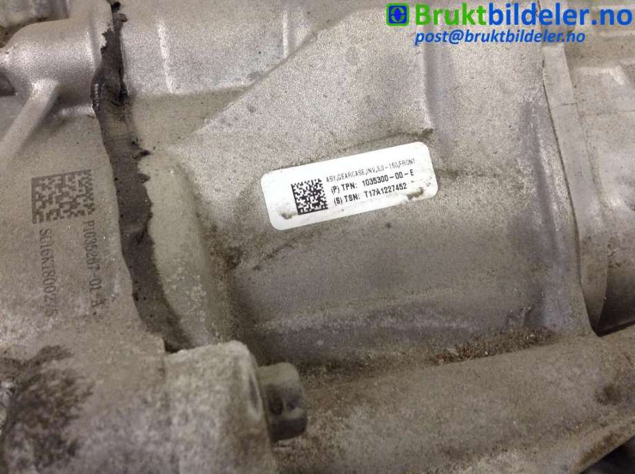 Motor elbil foran til Tesla Model X 2016-->>  (TESLA|1035000-01-J|L2S|1035300-00-E)