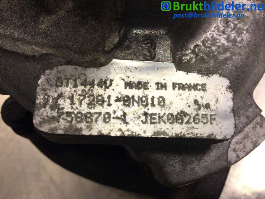 Turbo til Toyota Corolla 2002-2007 (TOYOTA|17201-0N010|GT1444V|)