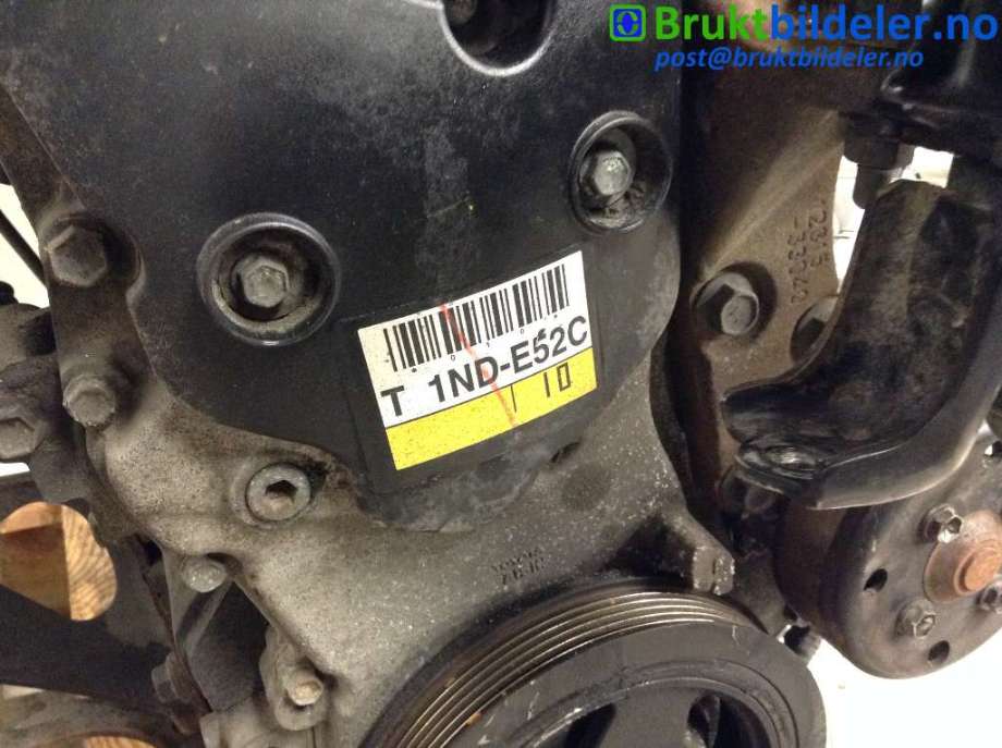 Motor diesel til Toyota Corolla 2002-2007  (TOYOTA||1ND-TV)