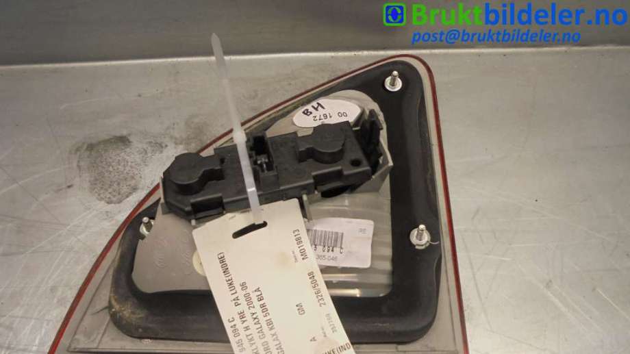 Baklykt høyre indre til Ford Galaxy 2001-2006 (Type II) (FORD|7M5 945 094 C|)