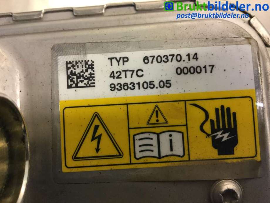 Diverse deler til BMW i3 2013-2022  (BMW|9 363 105.05||9165389)