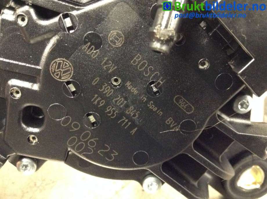 Viskermotor bakrute til VW Golf VI 2008-2012  (VOLKSWAGEN|1K9 955 711 A|0 390 201 845|)