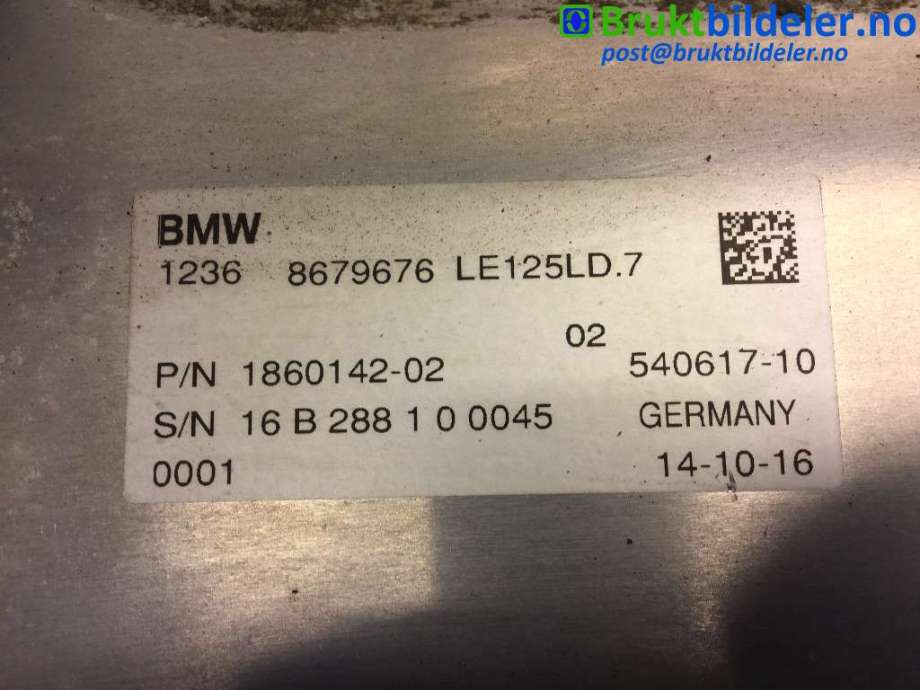 Styreenhet diverse til BMW i3 2013-2022  (BMW|12 36 8 679 676||1860142-02)