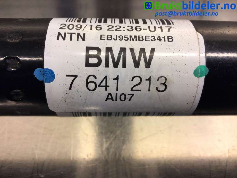 Drivaksel venstre bak, elbil til BMW i3 2013-2022  (BMW|7 614 213|)