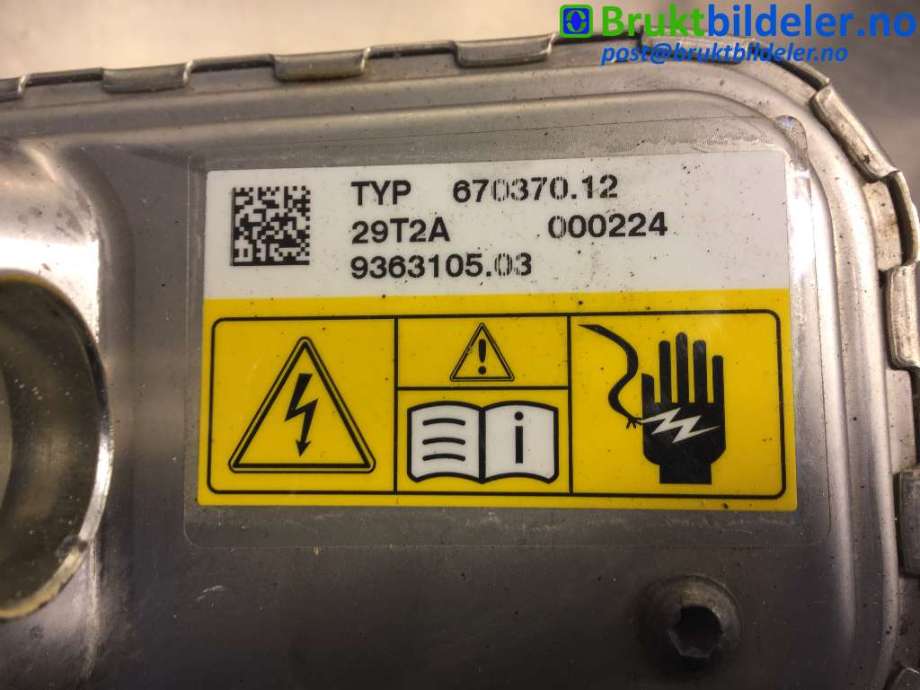 Diverse deler til BMW i3 2013-2022  (BMW|9 363 105.05|)