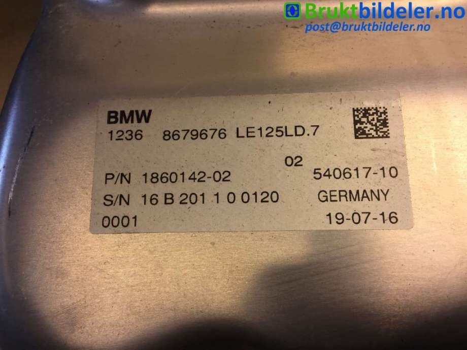 Styreenhet diverse til BMW i3 2013-2022  (BMW|12 36 8 679 676||1860142-02)