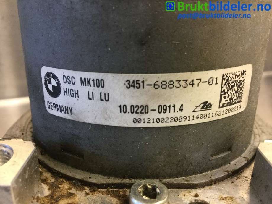 ABS sentral til BMW i3 2013-2022  (BMW|6 883 348|10.0220-0911.4|3451-6 883 347-01)